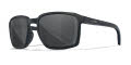 Wiley X WX Alfa Matte Black / Captivate Polarized Grey (AC6ALF18) Sunglasses - Color Image