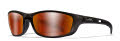 Wiley X P-17 Black Crystal / Captivate Polarized Red Mirror (P-17R) Sunglasses - Color Image