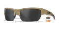 Wiley X WX Valor Matte Tan / Grey/Clear/Rust (CHVAL06T) Sunglasses - Color Image