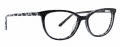 XOXO Biscayne Black Eyeglasses - Color Image