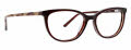 XOXO Biscayne Chestnut Eyeglasses - Color Image