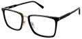 XXL Palomino Black Eyeglasses - Color Image