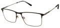 XXL Musketeer Gunmetal Eyeglasses - Color Image