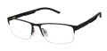 XXL Scorcher Black Eyeglasses - Color Image