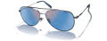 Zeal Optics Hawker Matte Silver / Horizon Blue (12720) Sunglasses - Color Image