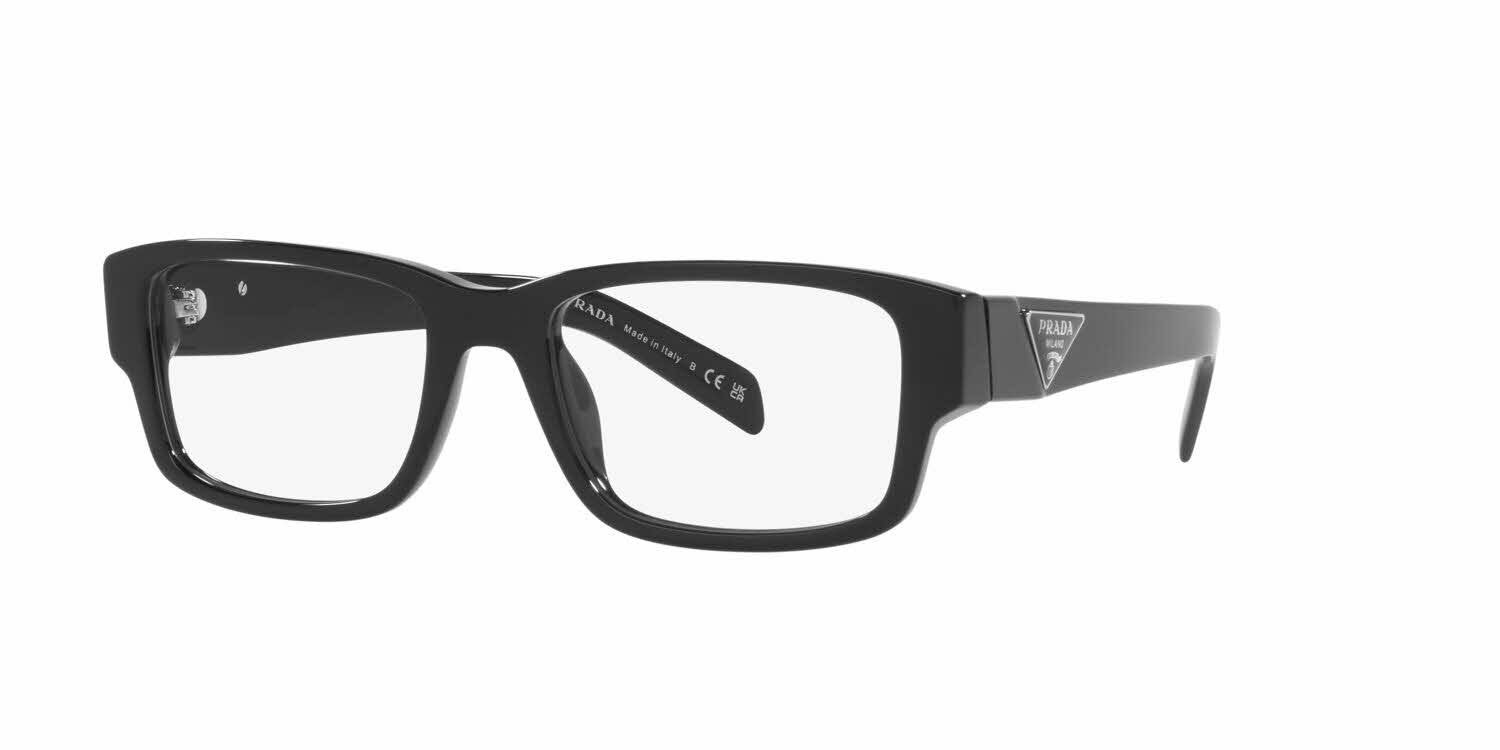 Prada PR 07ZV Men's Eyeglasses In Black