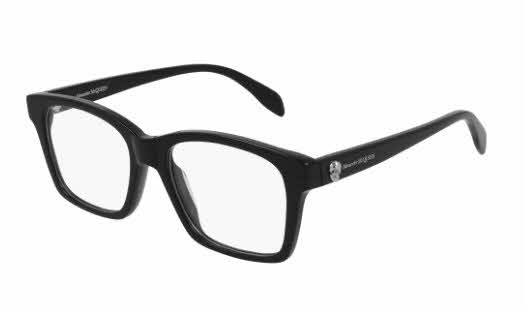 Alexander McQueen AM0283O Men's Eyeglasses In Black