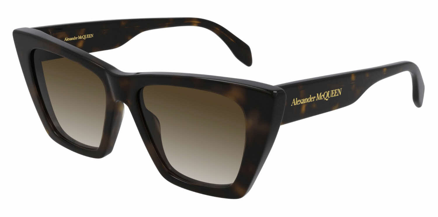 Alexander McQueen AM0299S Women's Sunglasses In Tortoise