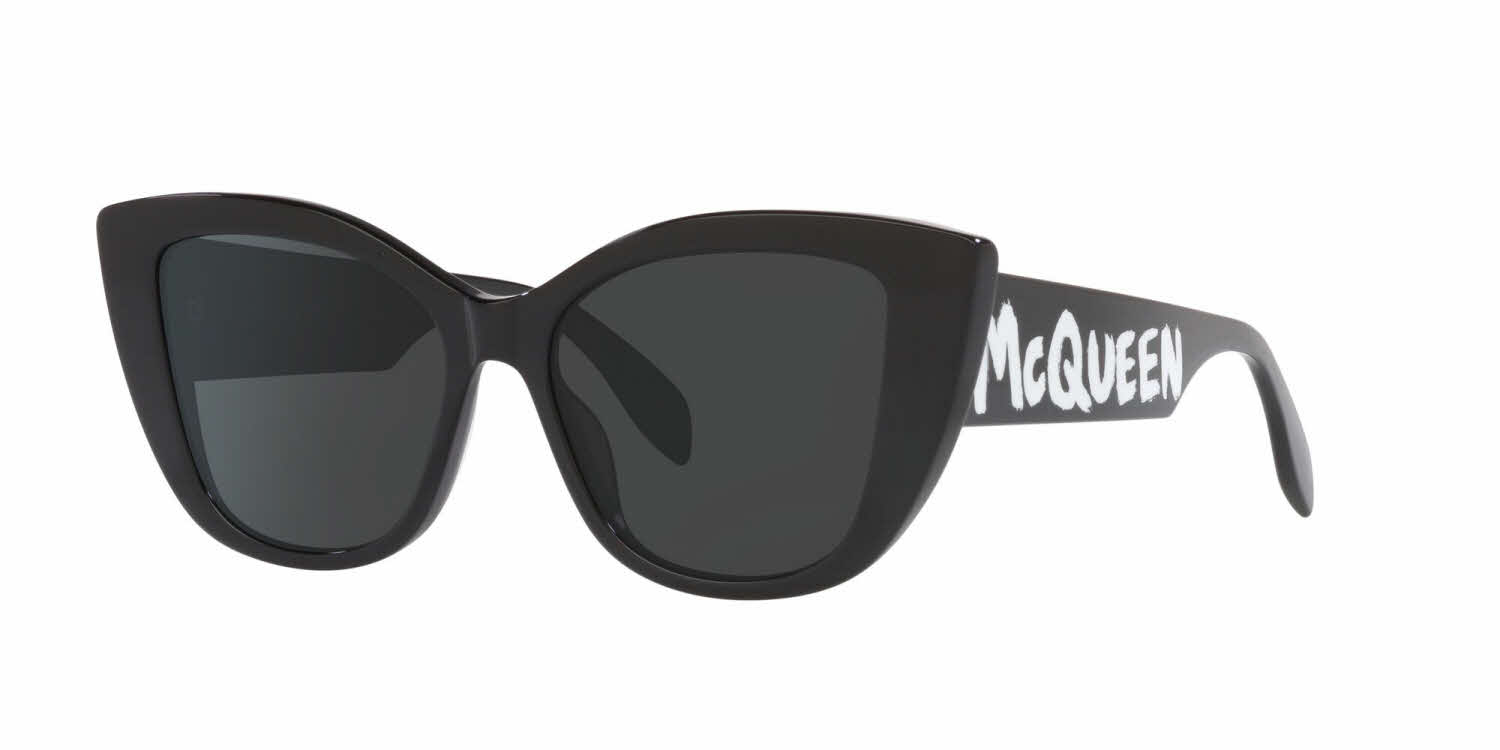 Alexander McQueen AM0347S Women's Sunglasses In Black