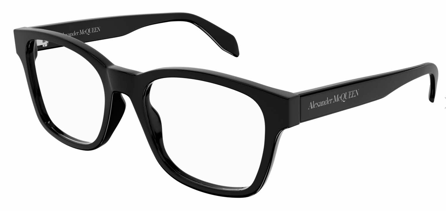 Alexander McQueen AM0356O Men's Eyeglasses In Black