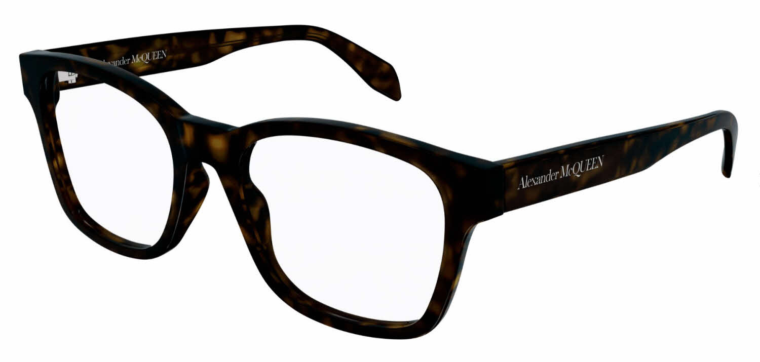 Alexander McQueen AM0356O Men's Eyeglasses In Brown