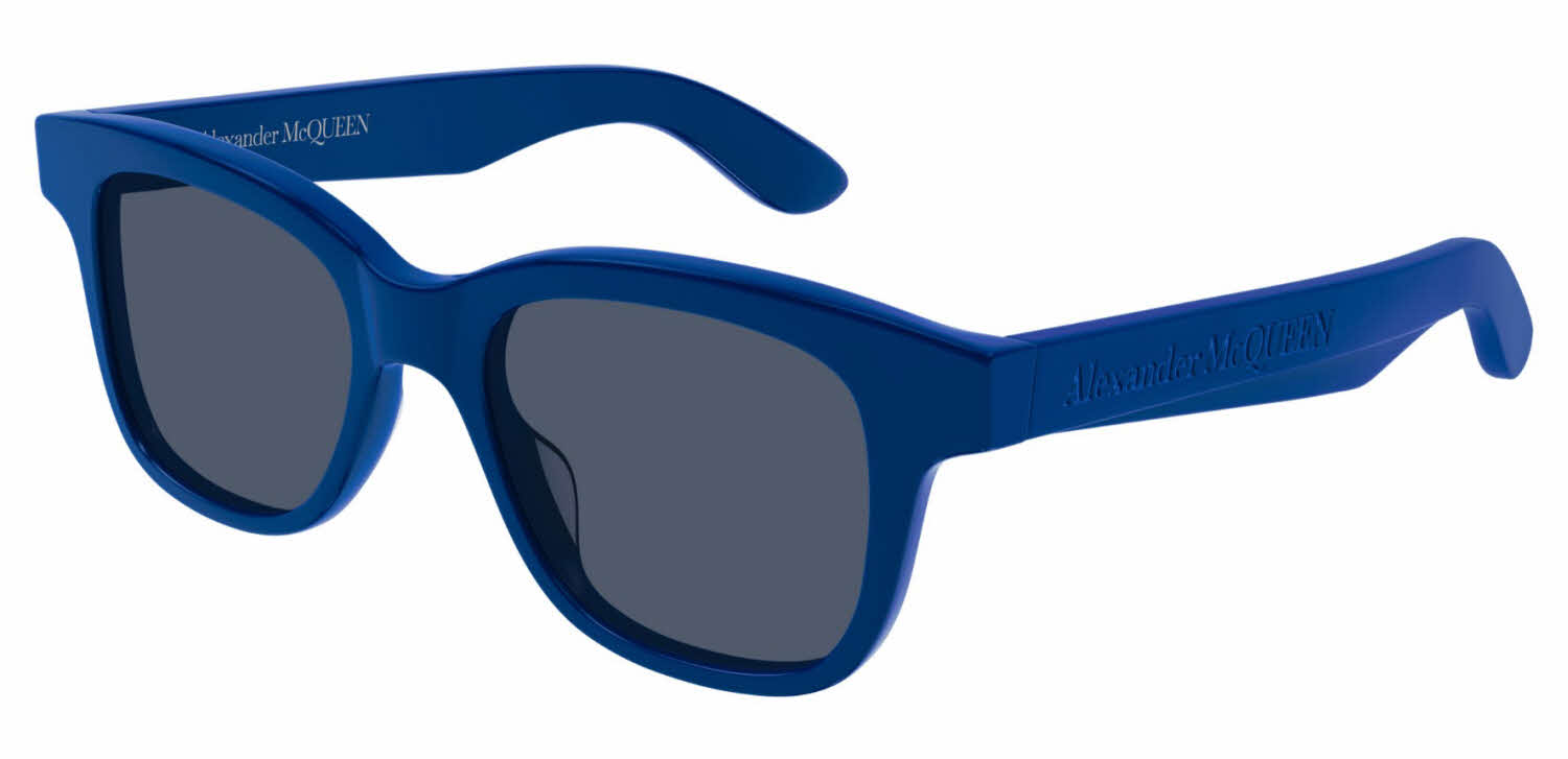Alexander McQueen AM0382S Men's Sunglasses In Blue