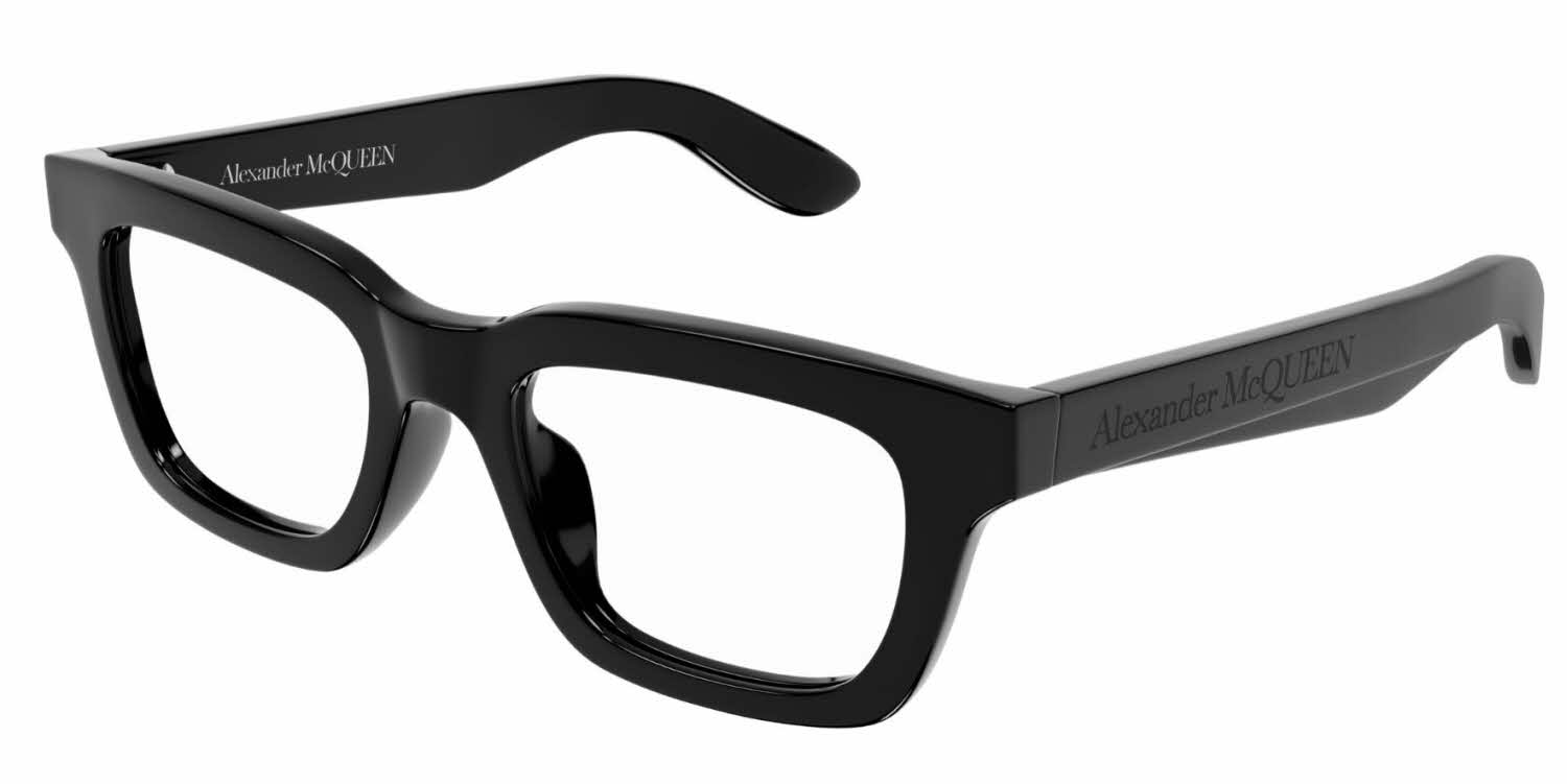 Alexander McQueen AM0392O Men's Eyeglasses, In Black
