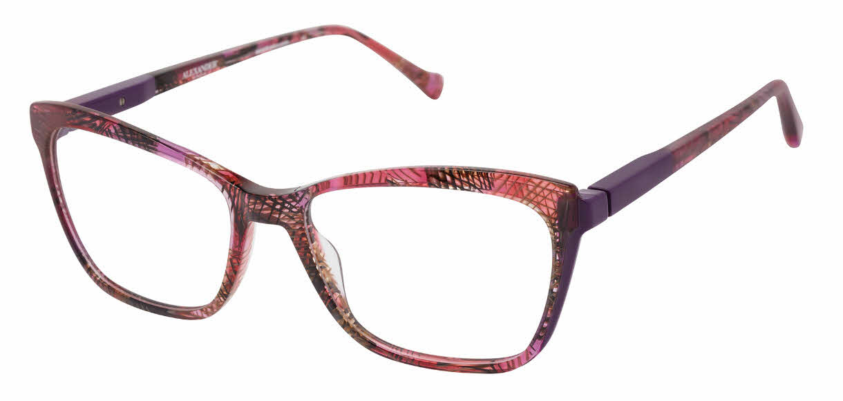 Alexander Maya Womens Eyeglasses in Red 114$