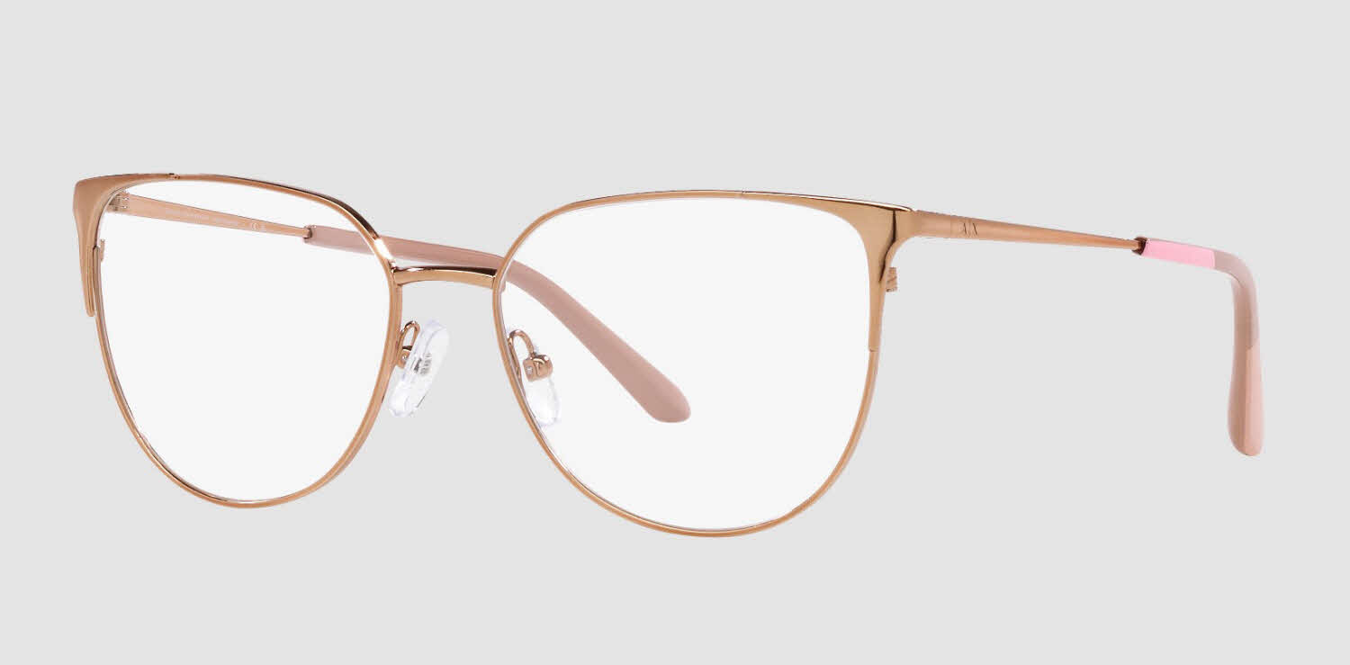 Armani Exchange AX1058 Women's Eyeglasses, In Shiny Rose Gold