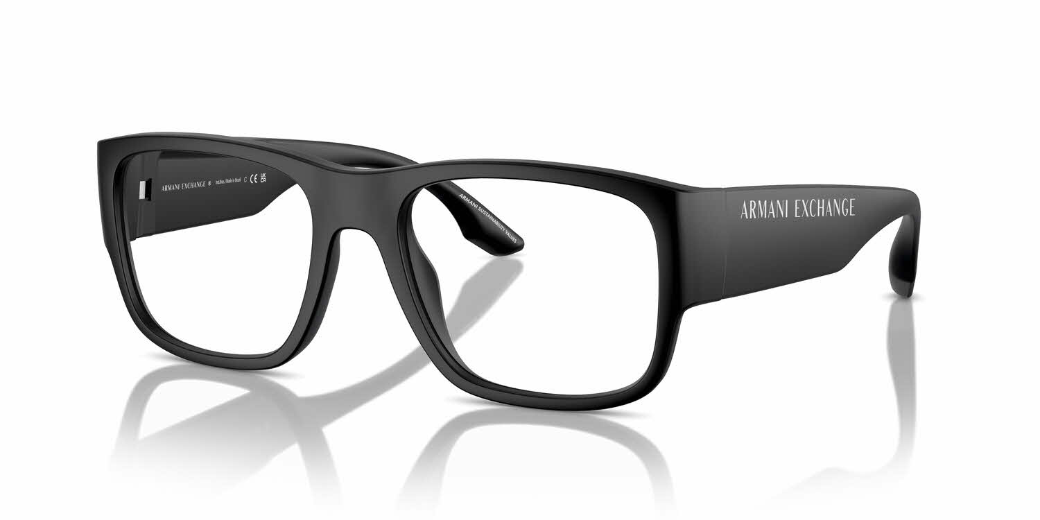 Armani Exchange AX3112U Mens Eyeglasses in Black 66$