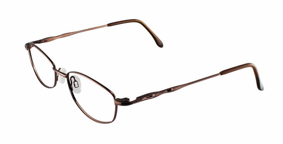Cool Clip CC820 No Clip-On Lens Eyeglasses in Brown