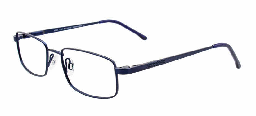 Cool Clip CC834 with Clip-On Lens Mens Eyeglasses in Blue 190$