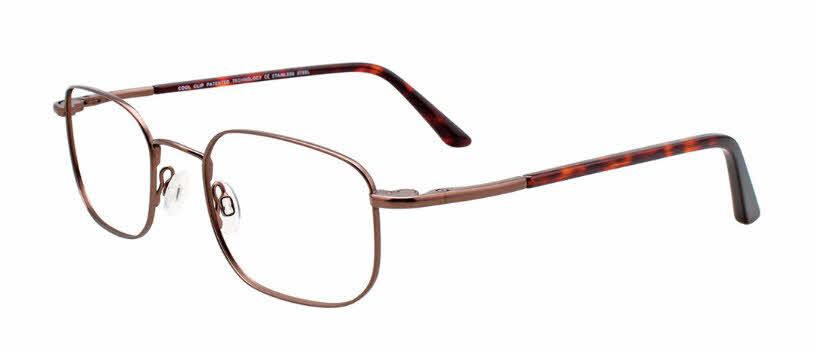 Cool Clip CC836 with Clip-On Lens Mens Eyeglasses in Brown 190$
