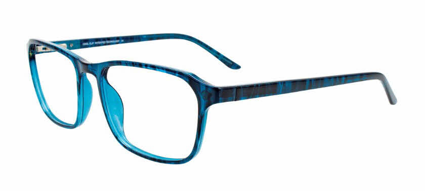 Cool Clip CC849 With Clip-On Lens Men's Eyeglasses in Blue