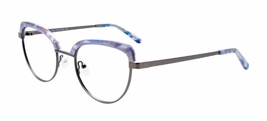 IChill C7029 No Clip-On Lens Women's Eyeglasses in Blue