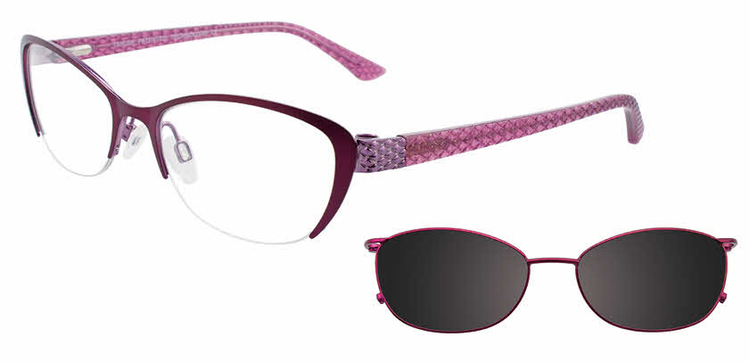 Visit Eyeglasses Takumi TK1013 With Magnetic Clip-On Lens Image 1