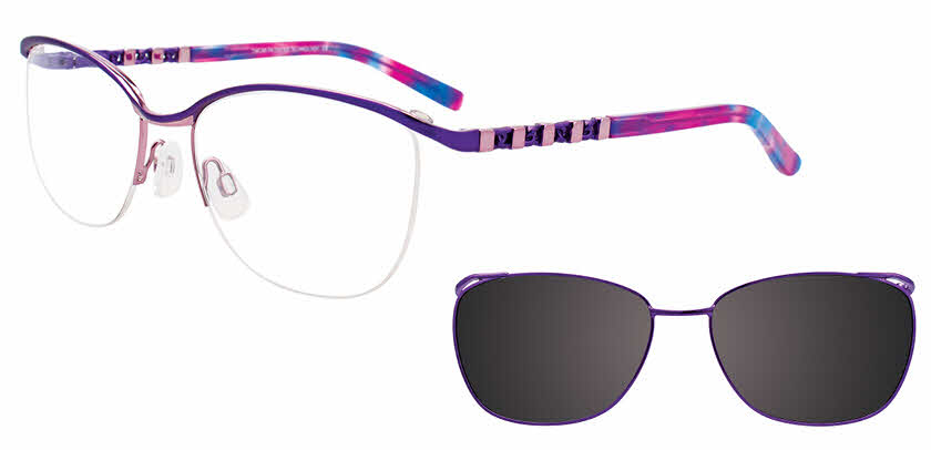 Visit Eyeglasses Takumi TK1083 With Magnetic Clip-On Lens Image 1