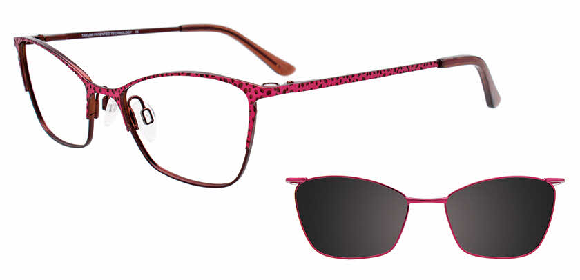 ★tmm★ Takumi TK1106 With Magnetic Clip-On Lens Eyeglasses | FramesDirect.com