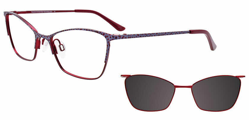 Visit Eyeglasses Takumi TK1106 With Magnetic Clip-On Lens Image 1