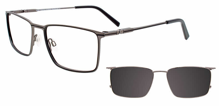 Visit Eyeglasses Takumi TK1115 With Magnetic Clip-On Lens Image 1