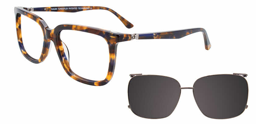 Visit Eyeglasses Takumi TK1116 With Magnetic Clip-On Lens Image 1
