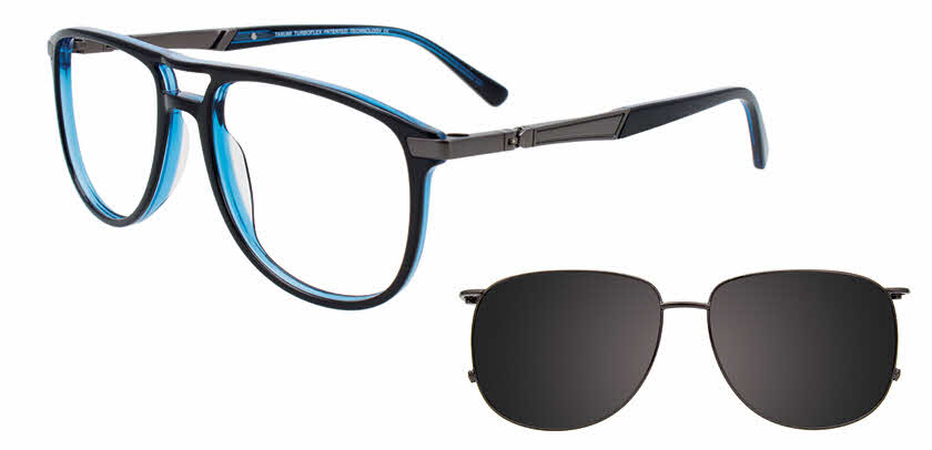 Takumi TK1127 With Magnetic Clip-On Lens Eyeglasses | FramesDirect.com