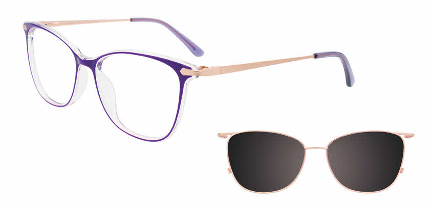 Visit Eyeglasses Takumi TK1128 With Magnetic Clip-On Lens Image 1