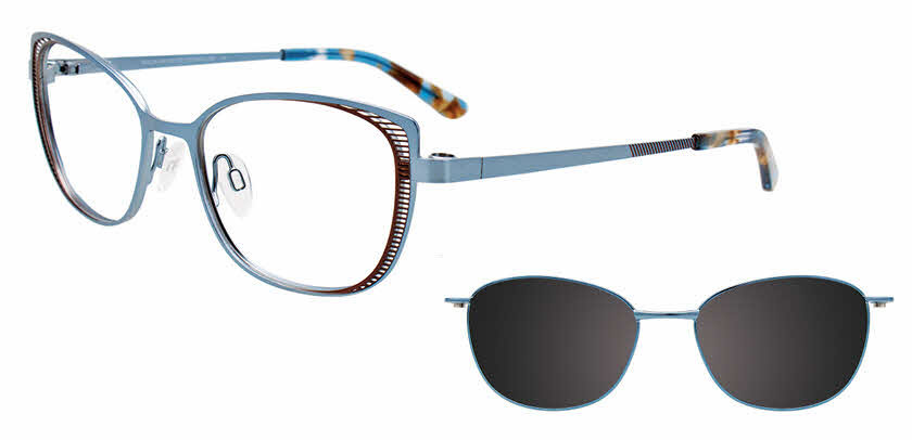 Visit Eyeglasses Takumi TK1148 With Magnetic Clip-On Lens Image 1