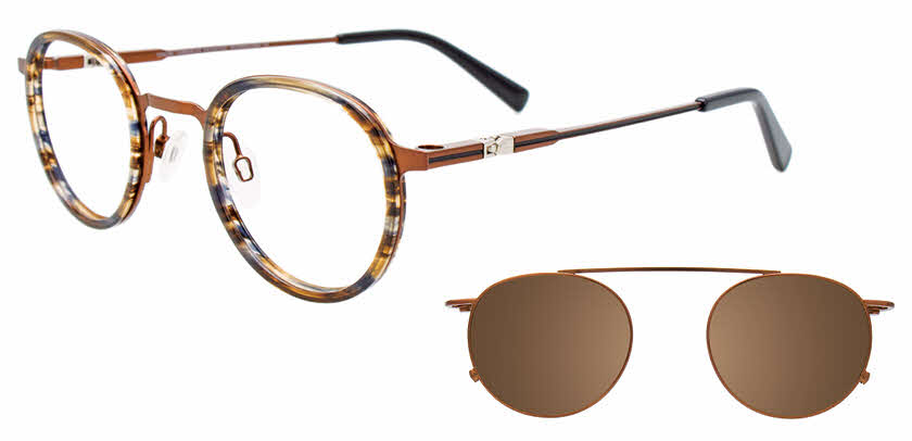 Visit Eyeglasses Takumi TK1153 With Magnetic Clip-On Lens Image 1