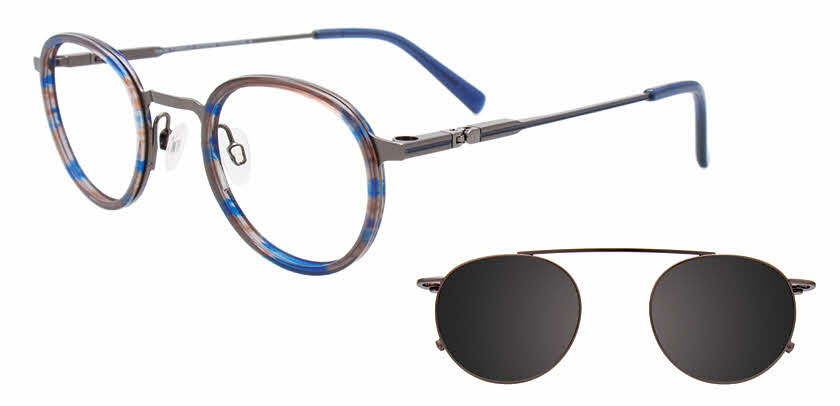 Takumi TK1153 With Magnetic Clip-On Lens Eyeglasses | FramesDirect.com