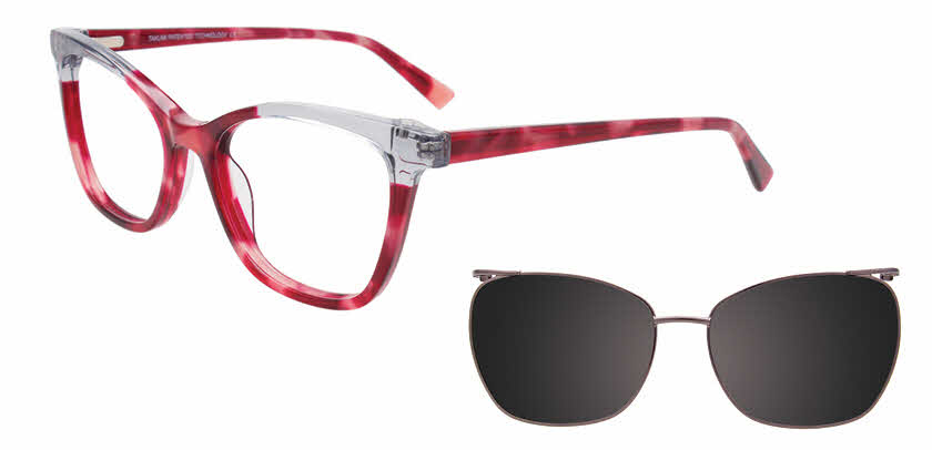 Visit Eyeglasses Takumi TK1154 With Magnetic Clip-On Lens Image 1