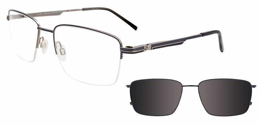 Visit Eyeglasses Takumi TK1166 With Magnetic Clip-On Lens Image 1
