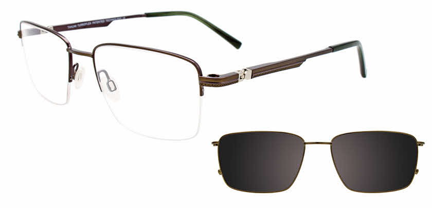 Takumi TK1166 With Magnetic Clip-On Lens Eyeglasses | FramesDirect.com