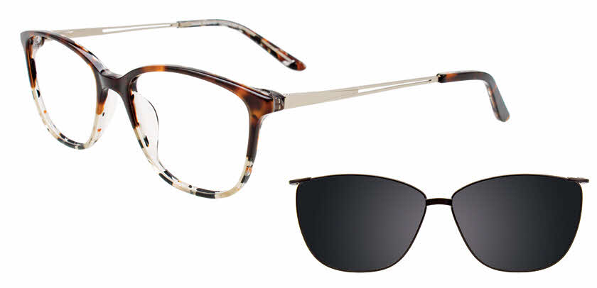 Visit Eyeglasses Takumi TK1170 With Magnetic Clip-On Lens Image 1