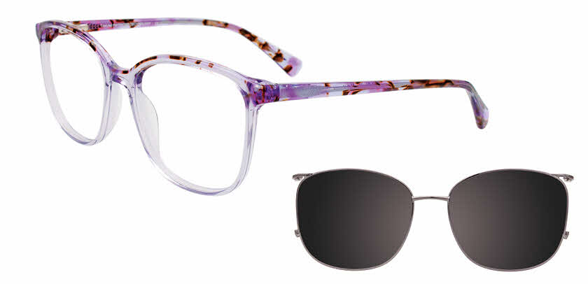 Visit Eyeglasses Takumi TK1178 With Magnetic Clip-On Lens Image 1