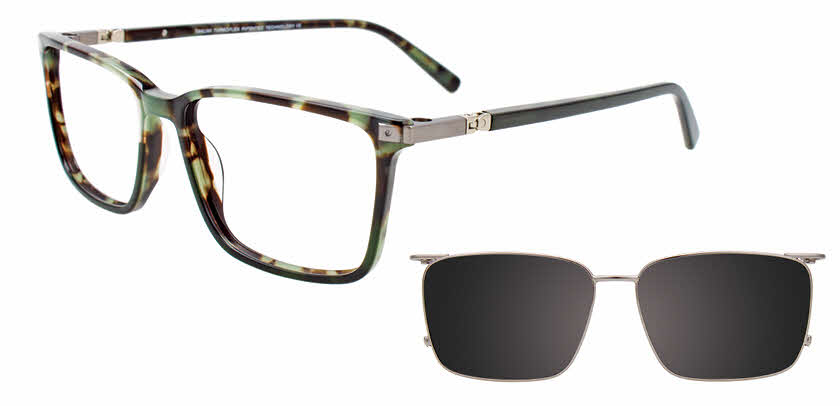 Visit Eyeglasses Takumi TK1187 With Magnetic Clip-On Lens Image 1