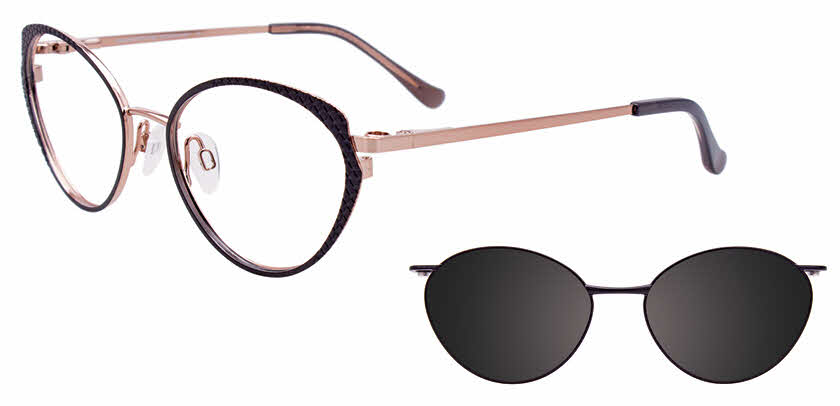 Visit Eyeglasses Takumi TK1189 With Magnetic Clip-On Lens Image 1