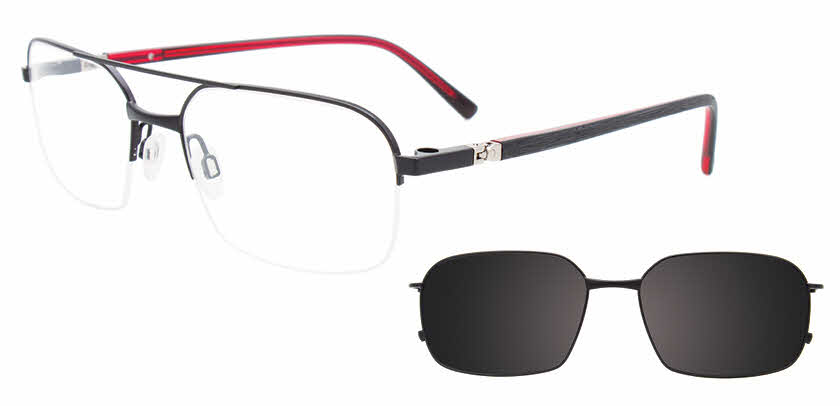 Visit Eyeglasses Takumi TK1194 With Magnetic Clip-On Lens Image 1