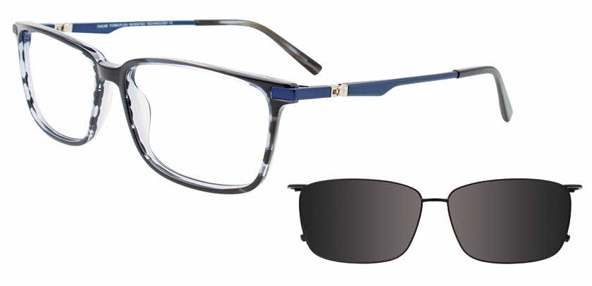 Visit Eyeglasses Takumi TK1196 With Magnetic Clip On Lens Image 1