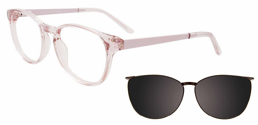 Visit Eyeglasses Takumi TK1199 With Magnetic Clip-On Lens Image 1