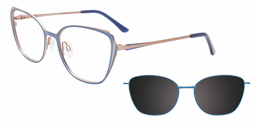 Visit Eyeglasses Takumi TK1210 Magnetic Clip-on Lens Image 1