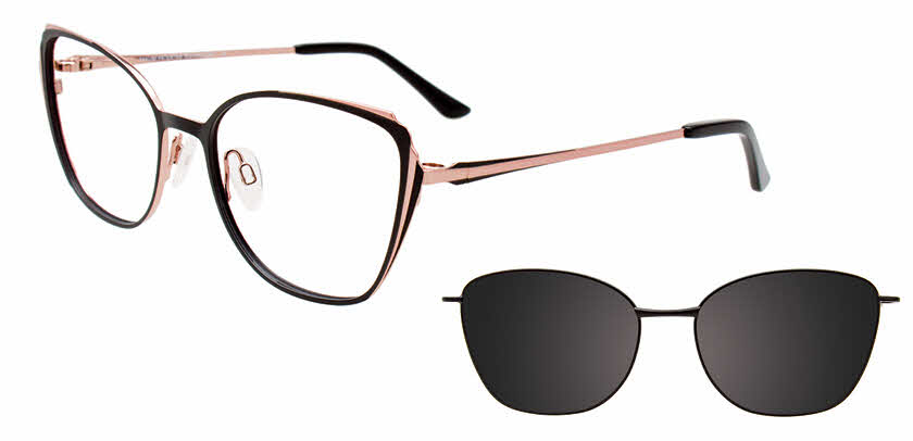 Takumi TK1210 Magnetic Clip-on Lens Eyeglasses | FramesDirect.com