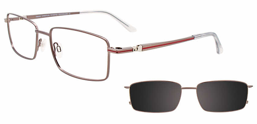 Takumi TK1214 Magnetic Clip-on Lens Eyeglasses | FramesDirect.com