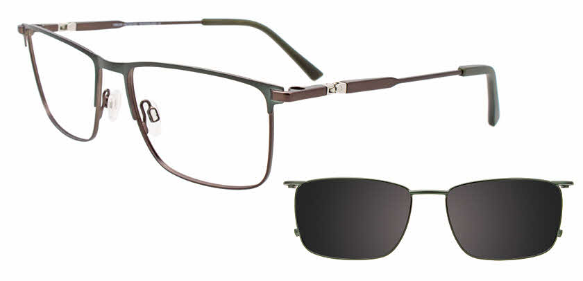 Takumi TK1217 Magnetic Clip-on Lens Eyeglasses | FramesDirect.com